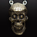 スカル シルバー アクセサリー ペンダントトップ ブラステスカトリポカスキントップ